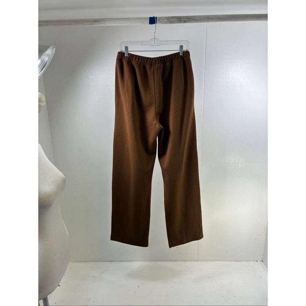 SKIMS NWT Cotton Fleece Classic Straight Leg in Bison Size M - Picture 2 of 4